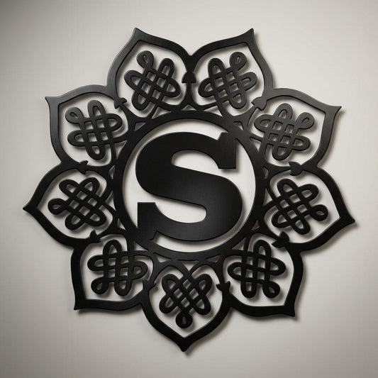 Rusty Rooster Fabrication & Design Physical product Celtic Mandala Monogram (Z60)