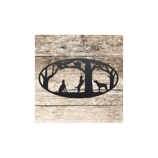 Rusty Rooster Fabrication & Design Physical product Coon Dogs Metal Wall Art (C3)