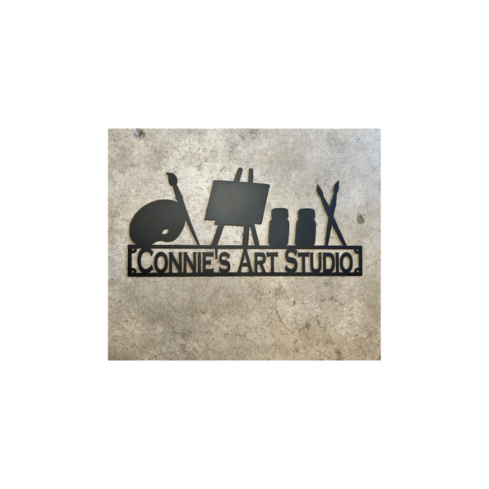 Rusty Rooster Fabrication & Design Physical product Custom Art Studio Wall Décor, Painters Sign (Y33)