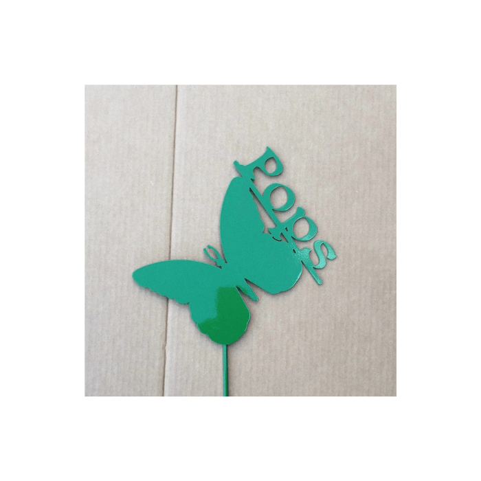 Rusty Rooster Fabrication & Design Physical product Custom Butterfly garden stakes in style JOHN (S9)