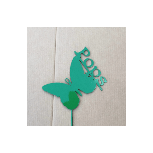 Rusty Rooster Fabrication & Design Physical product Custom Butterfly garden stakes in style JOHN (S9)