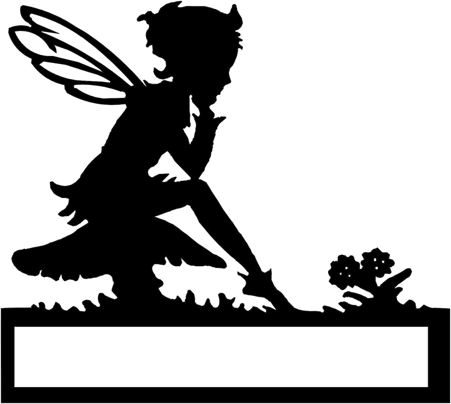 Rusty Rooster Fabrication & Design Physical product Custom Fairy Garden Stake (W5)