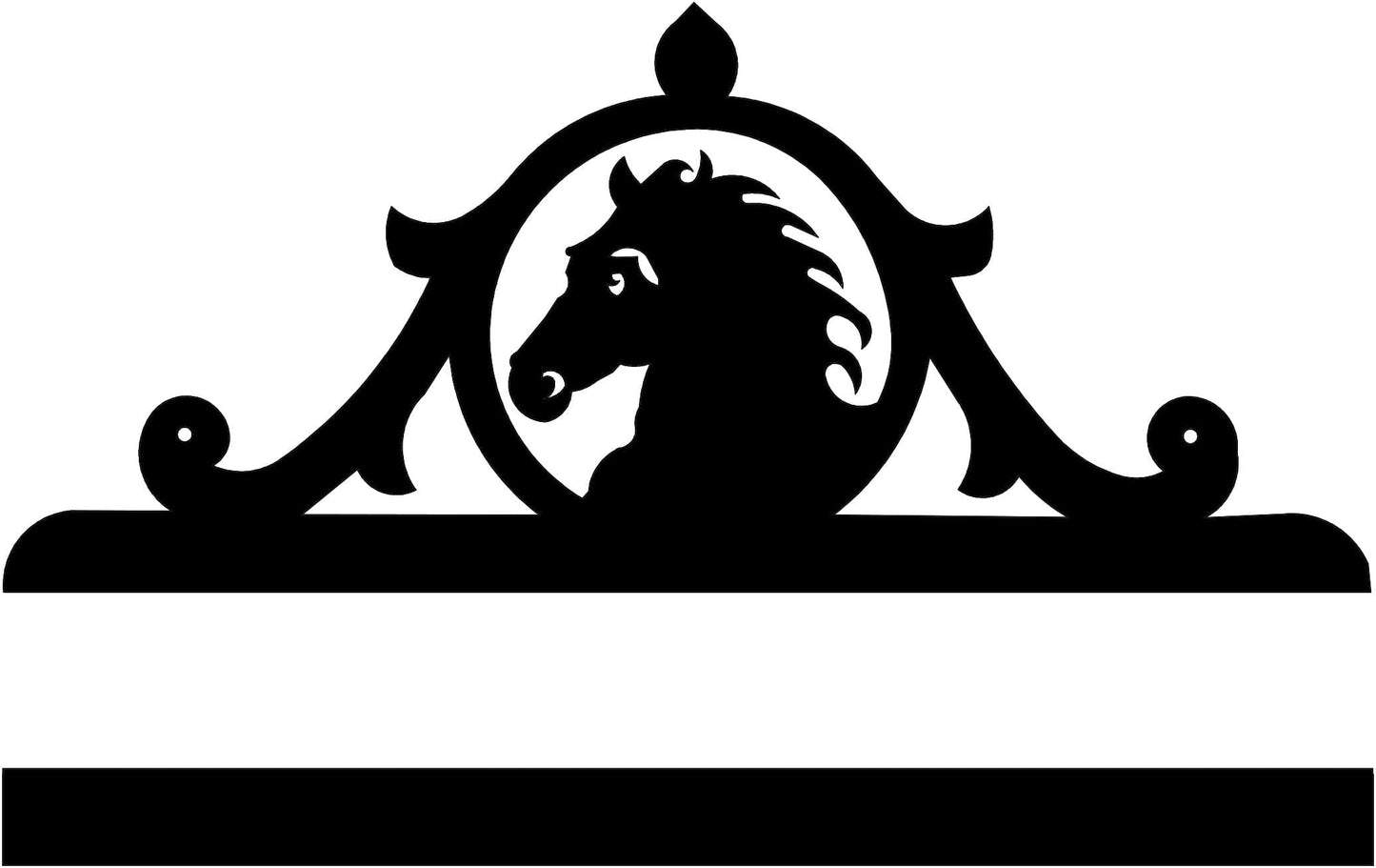 Rusty Rooster Fabrication & Design Physical product Custom Horse Head Sign (B9)