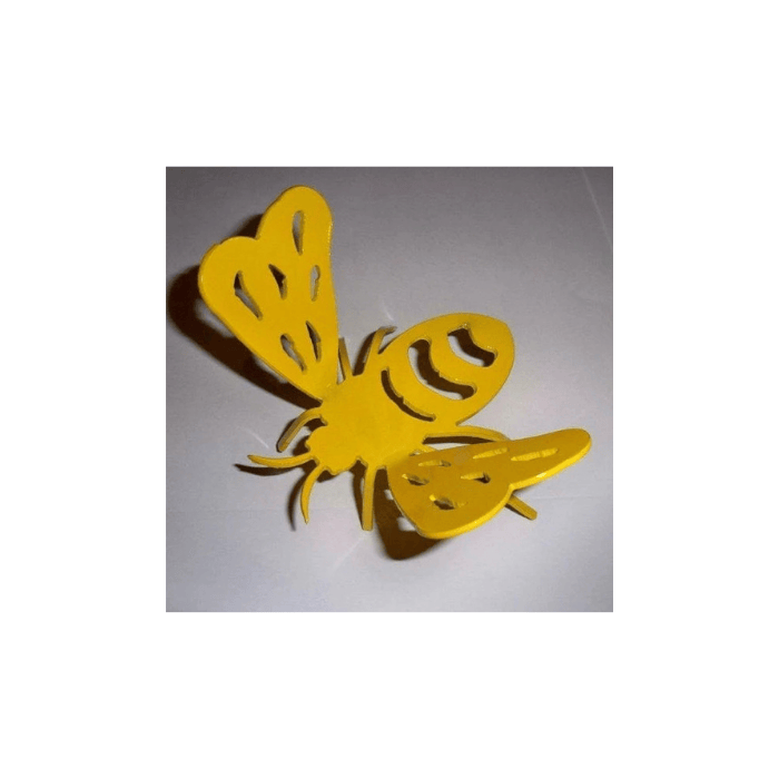 Rusty Rooster Fabrication & Design Physical product Cute Bumble Bee Garden Ornament – Nature-Inspired Yard Accent (X13)