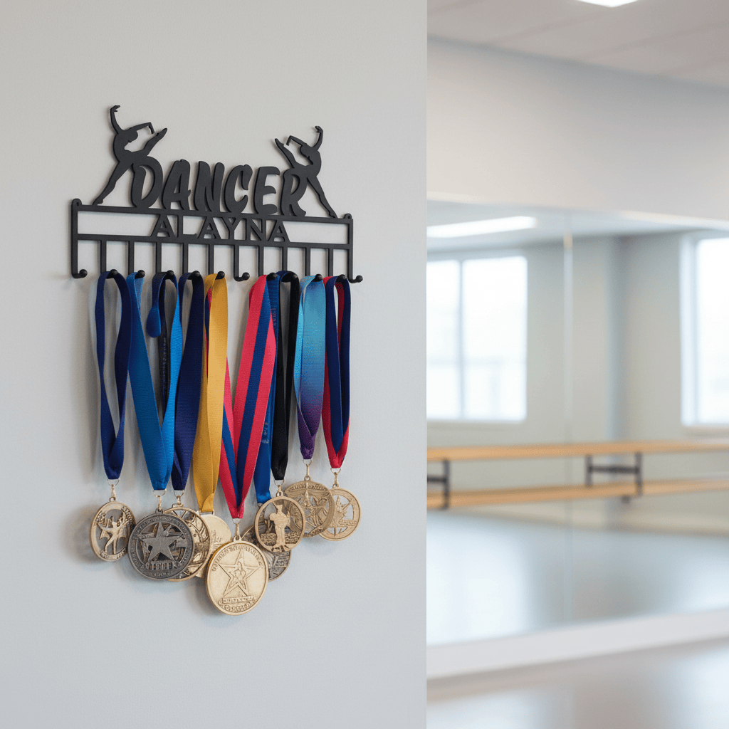 Rusty Rooster Fabrication & Design Physical product Dance Medal Holder (Y44)