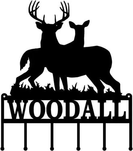 Rusty Rooster Fabrication & Design Physical product Deer Key Holder Featuring a Buck and a Doe ( A93)