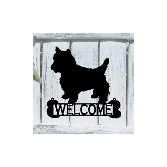 Rusty Rooster Fabrication & Design Physical product Dog Welcome Sign (W3)