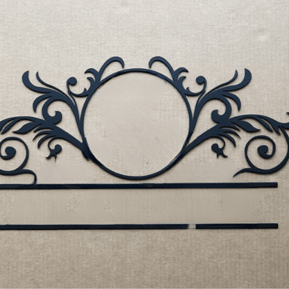 Rusty Rooster Fabrication & Design Physical product Elegant Monogram in a Circle with Established Date  D41