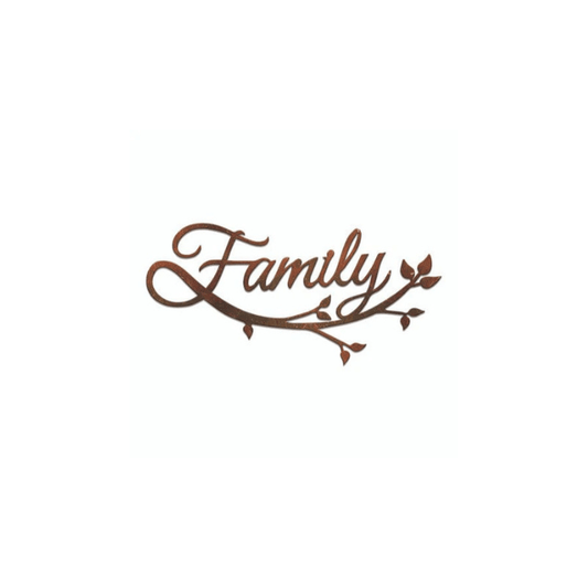 Rusty Rooster Fabrication & Design Physical product Family Tree Branch Metal Wall art (B79)