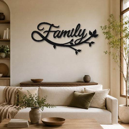 Rusty Rooster Fabrication & Design Physical product Family Tree Branch Metal Wall Art (B79)