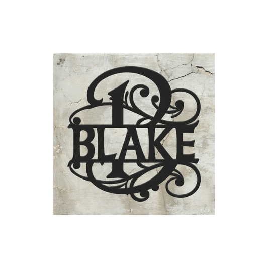 Rusty Rooster Fabrication & Design Physical product Fancy Monogram (F39)