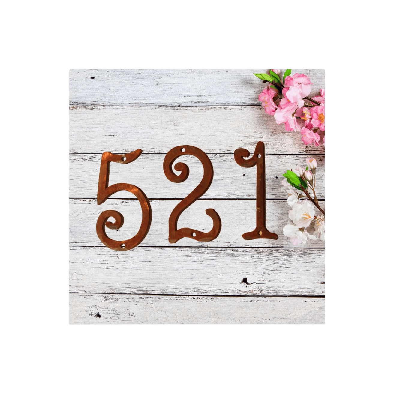 Rusty Rooster Fabrication & Design Physical product Fun Metal House Numbers  (GAW)