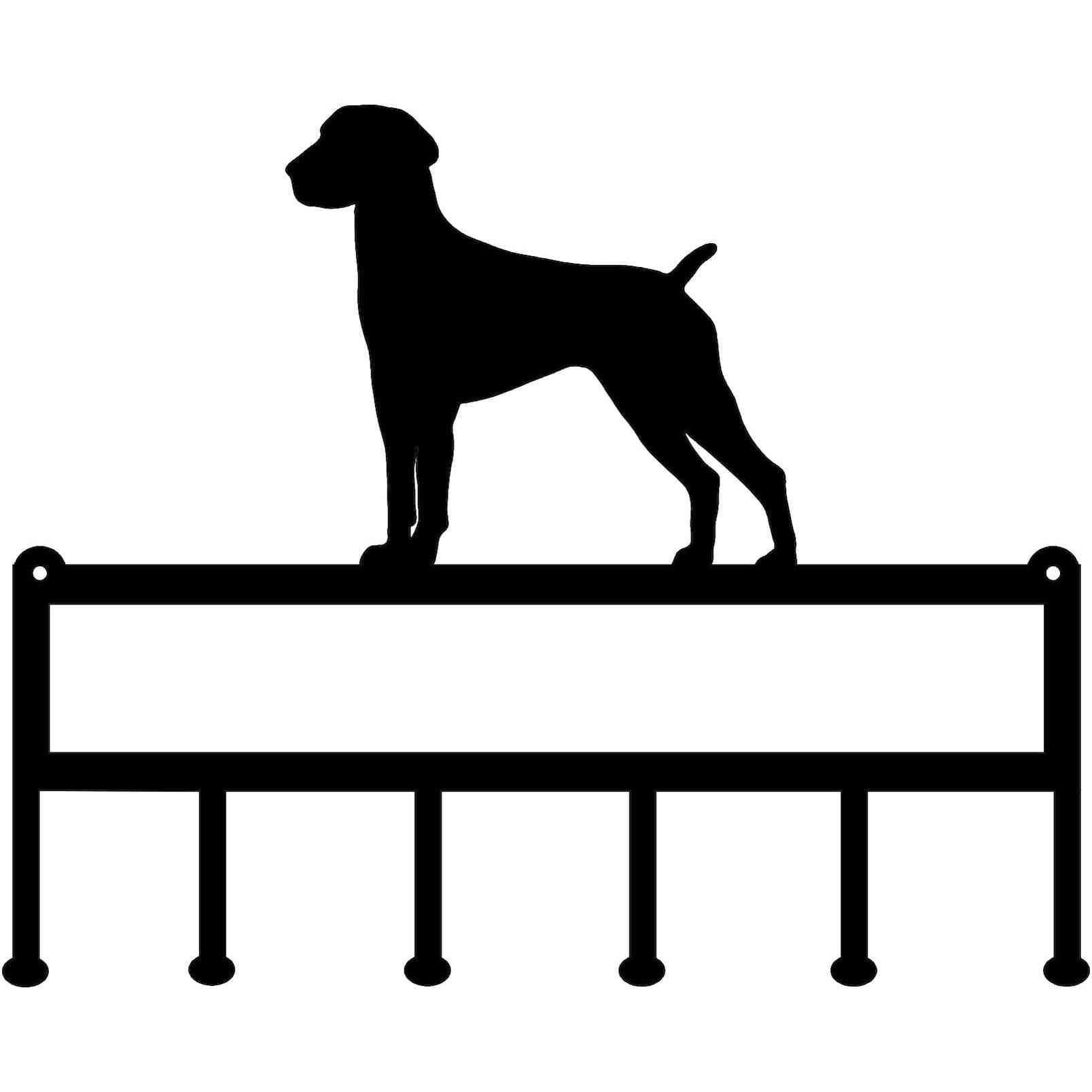 Rusty Rooster Fabrication & Design Physical product German shorthair Key Holder with Personalized Text Field (I29)