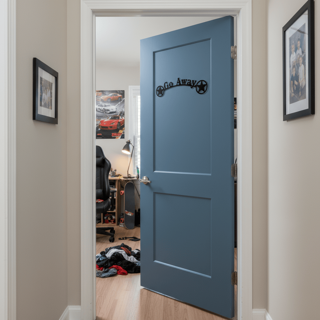 Rusty Rooster Fabrication & Design Physical product Go Away Sign with Texas Stars (Y11)