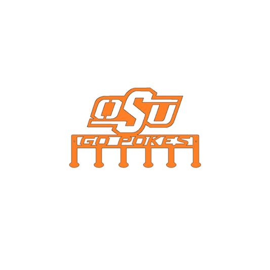 Rusty Rooster Fabrication & Design Physical product Go Pokes Hat/Coat Rack Oklahoma State (C44)