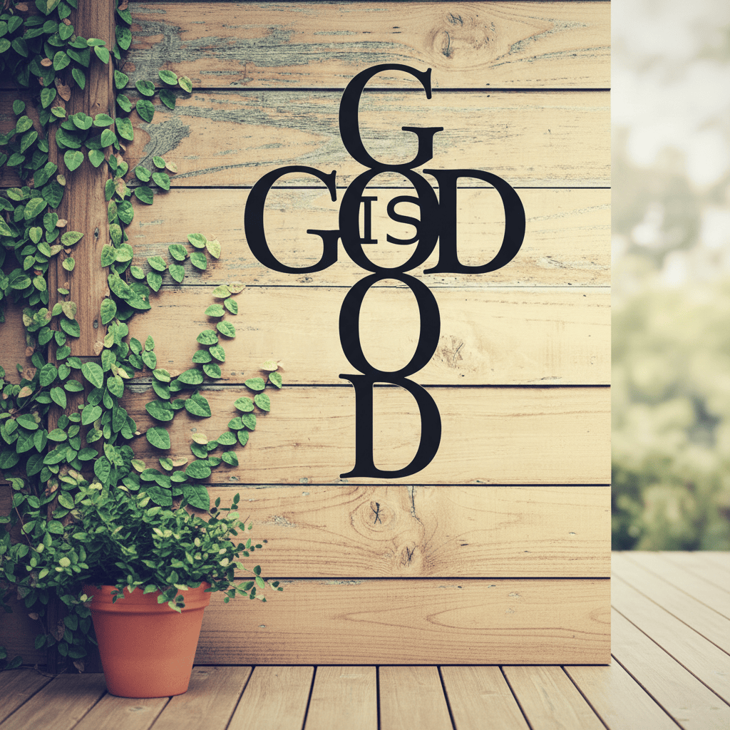 Rusty Rooster Fabrication & Design Physical product God is Good Cross ( E42 )