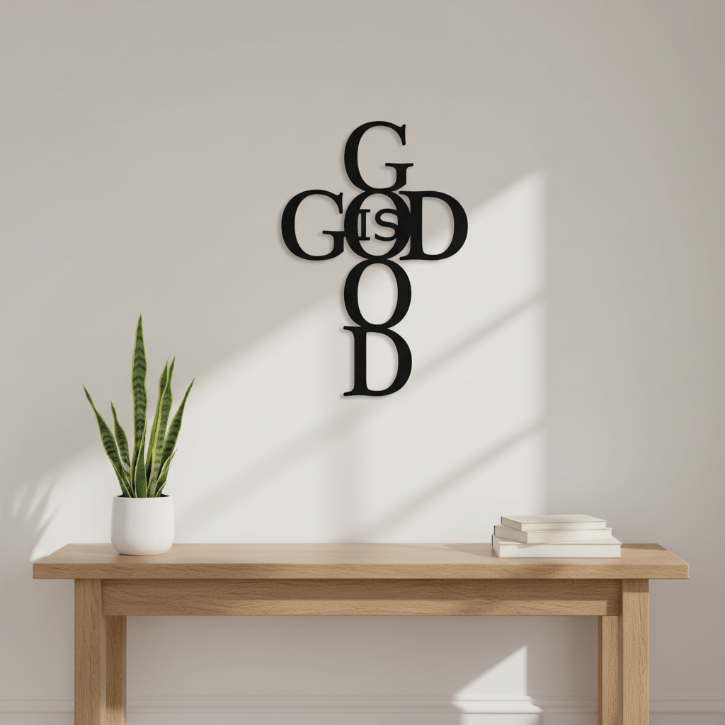 Rusty Rooster Fabrication & Design Physical product God is Good Cross ( E42 )