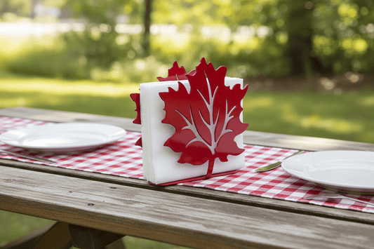 Rusty Rooster Fabrication & Design Physical product Napkin Holder Leaf Design (C10)