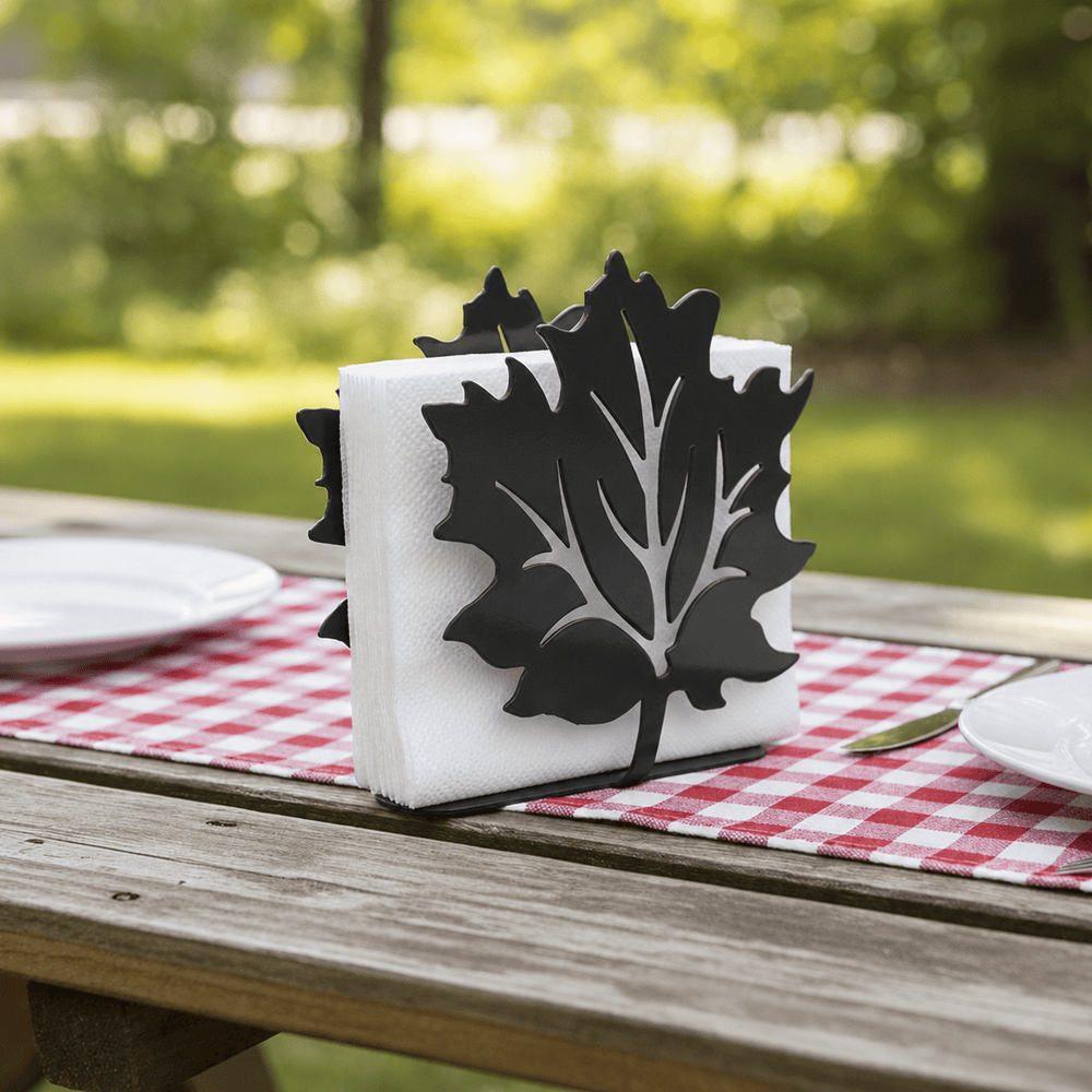 Rusty Rooster Fabrication & Design Physical product Napkin Holder Leaf Design (C10)