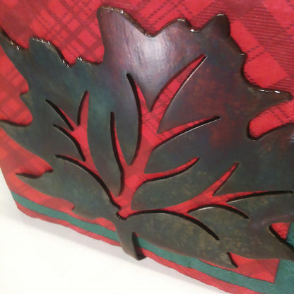 Rusty Rooster Fabrication & Design Physical product Napkin Holder Leaf Design (C10)
