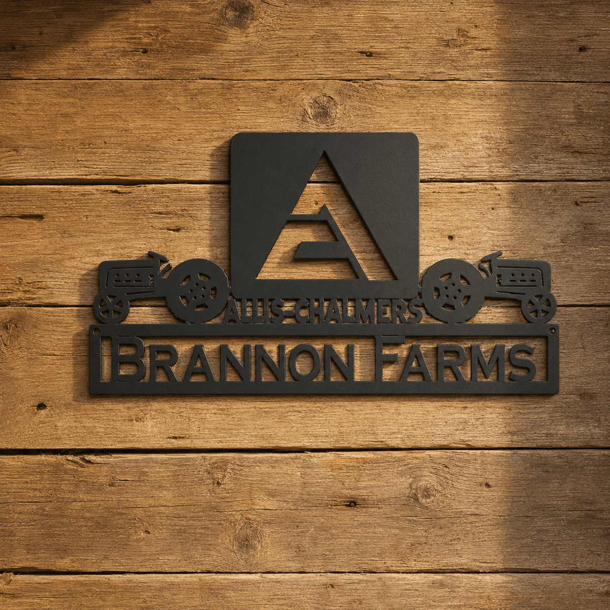 Rusty Rooster Fabrication & Design Physical product Personalized Allis-Chalmers Tractor Metal Sign (U17)