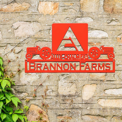 Rusty Rooster Fabrication & Design Physical product Personalized Dual Tractor – Allis-Chalmers Sign Farm Life (U17)
