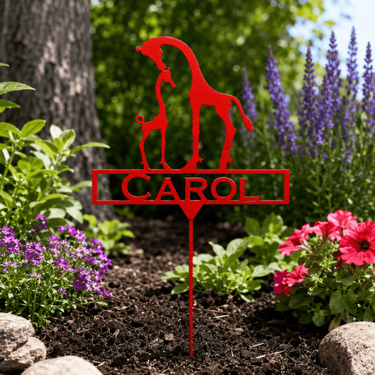 Rusty Rooster Fabrication & Design Physical product Personalized Ibex Metal Garden Stake (X10)