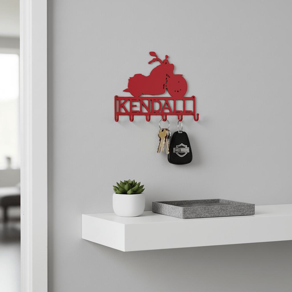 Rusty Rooster Fabrication & Design Physical product Road Hog Key Holder (M28)