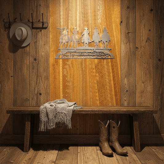 Rusty Rooster Fabrication & Design Physical product Western Riders With Tombstone Movie Quote (A23)