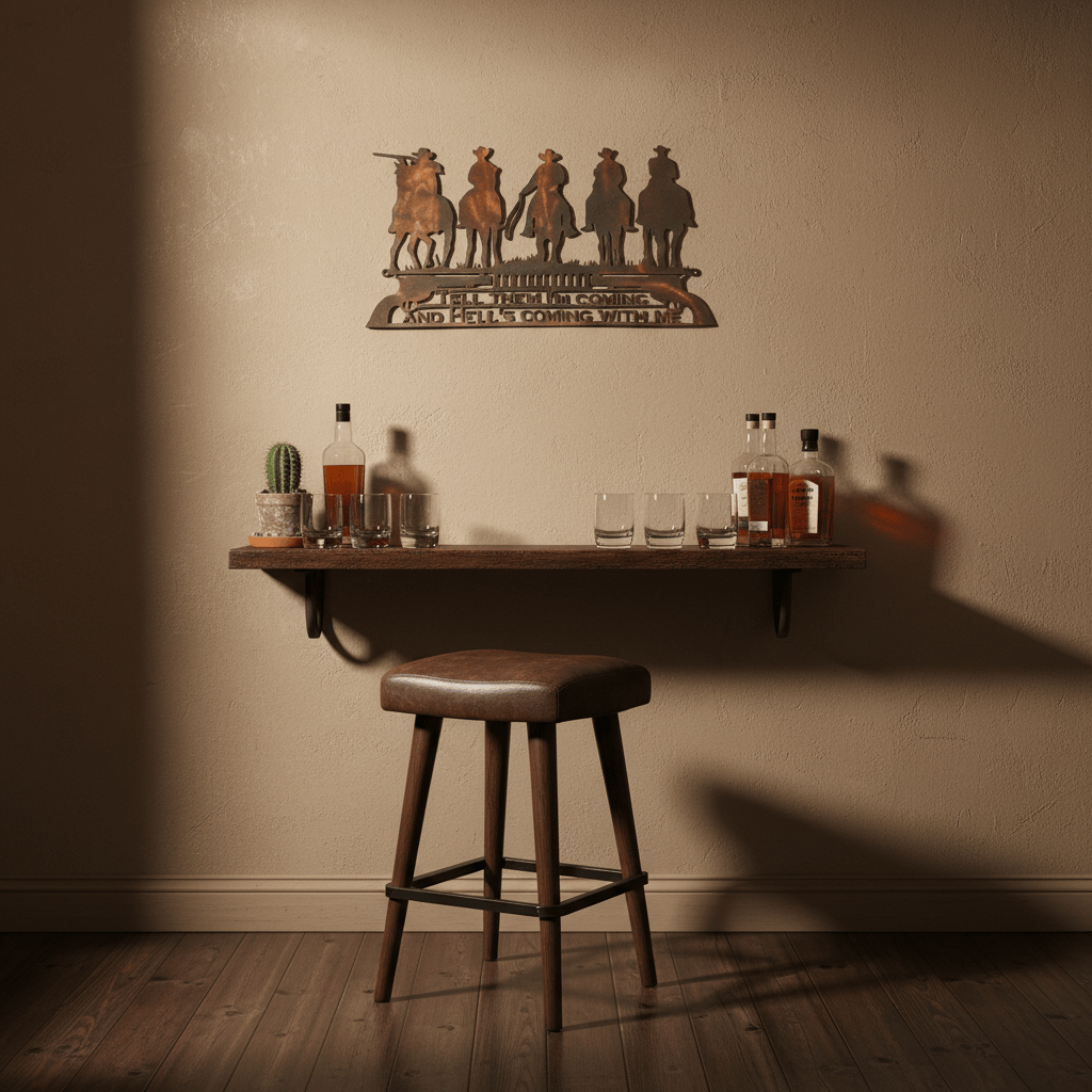 Rusty Rooster Fabrication & Design Physical product Western Riders With Tombstone Movie Quote (A23)