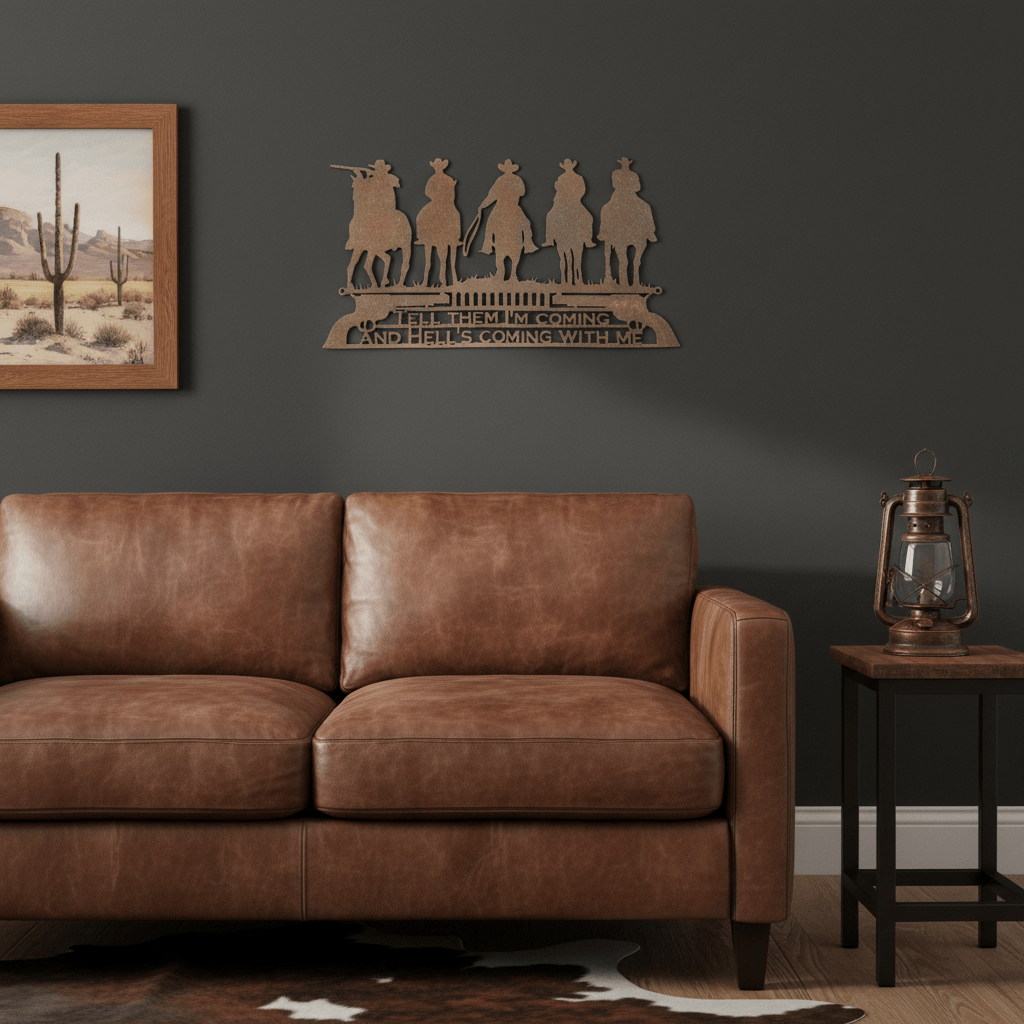 Rusty Rooster Fabrication & Design Physical product Western Riders With Tombstone Movie Quote (A23)