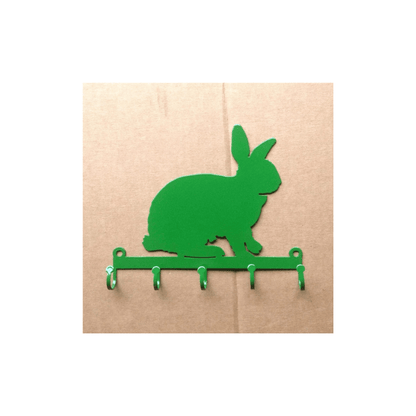 Rusty Rooster Fabrication & Design Physical product "Whimsical Delight: Rabbit Key Holder with 5 Hooks - Organize Your Keys with Playful Charm!" (Y18)