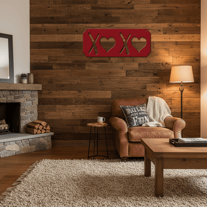 Rusty Rooster Fabrication & Design Physical product XOXO Metal Wall Art Sign (G37)