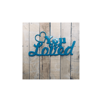 Rusty Rooster Fabrication & Design Physical product You Are Loved Metal Wall Art (A67)