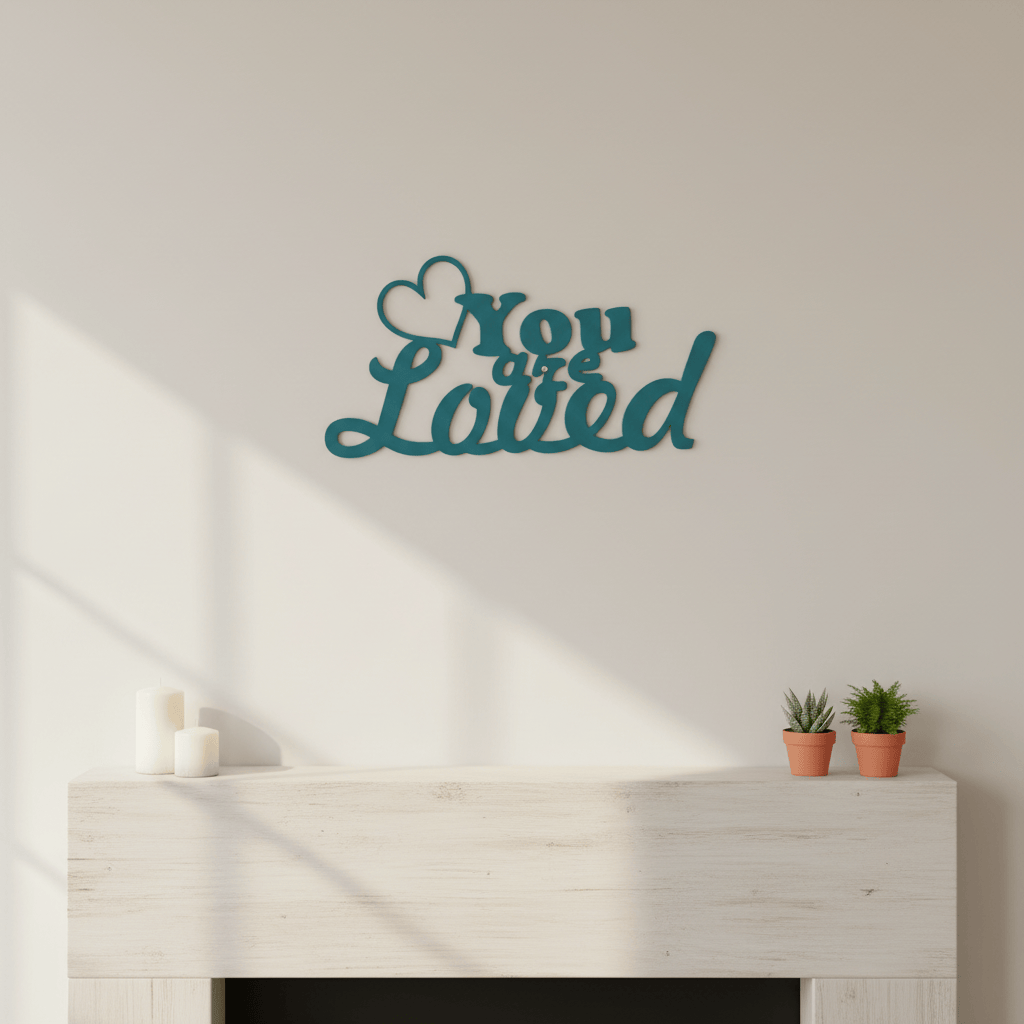 Rusty Rooster Fabrication & Design Physical product You Are Loved Metal Wall Art (A67)