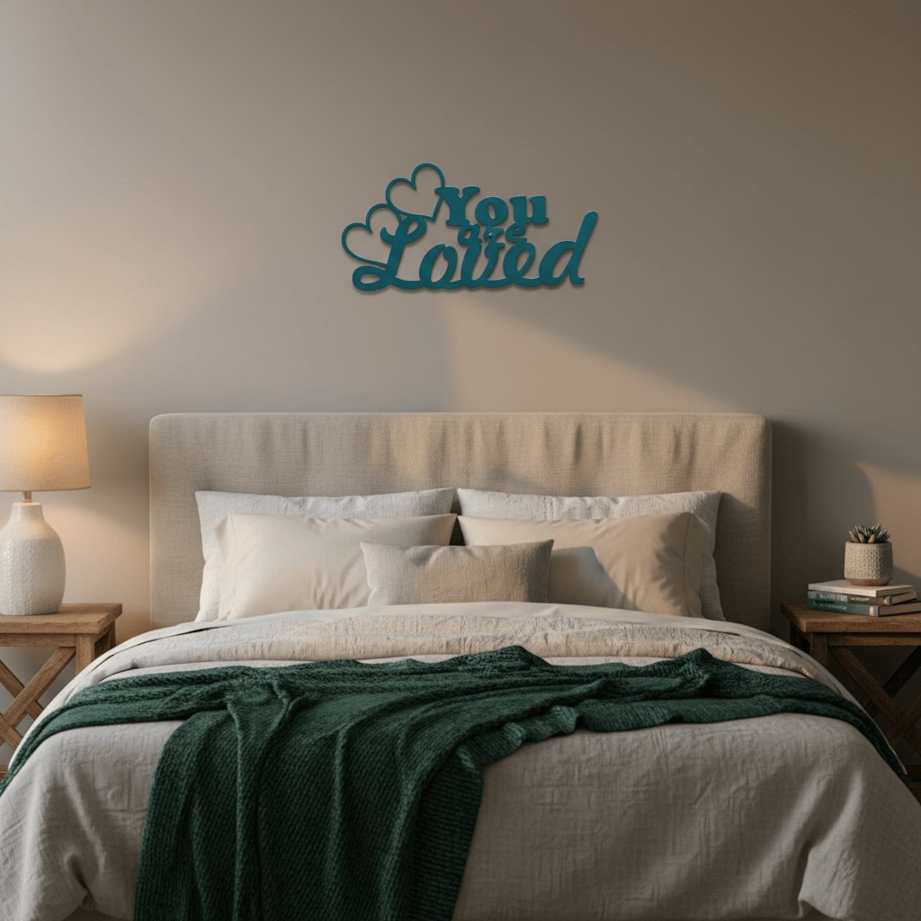 Rusty Rooster Fabrication & Design Physical product You Are Loved Metal Wall Art (A67)