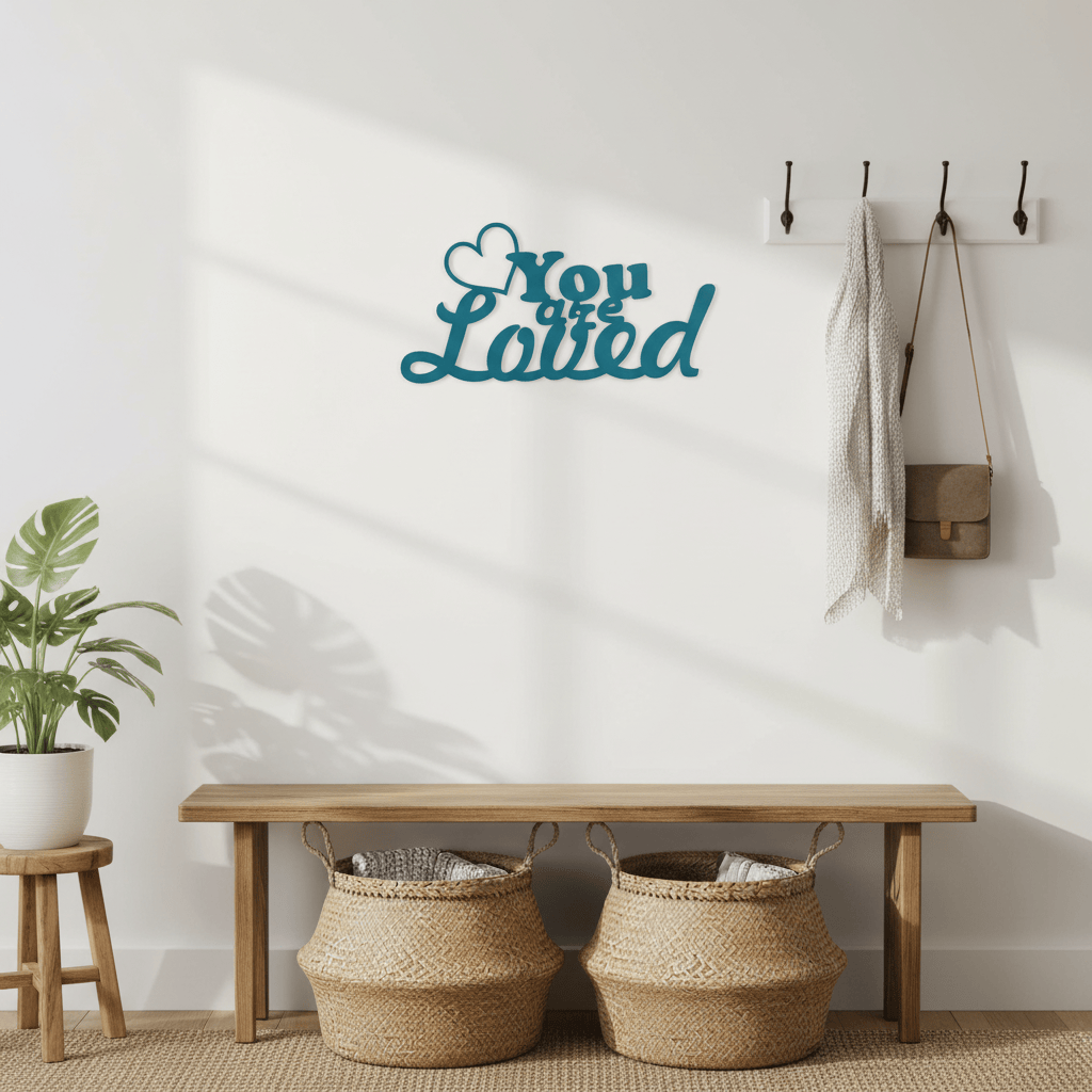 Rusty Rooster Fabrication & Design Physical product You Are Loved Metal Wall Art (A67)