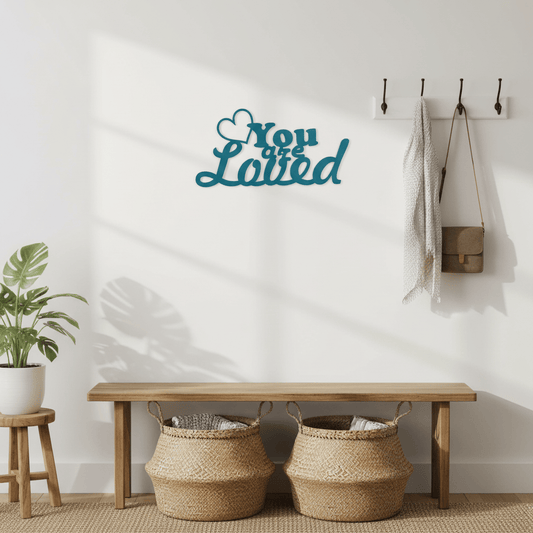 Rusty Rooster Fabrication & Design Physical product You Are Loved Metal Wall Art (A67)