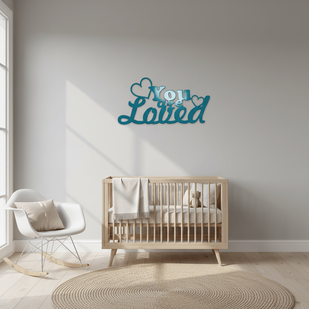 Rusty Rooster Fabrication & Design Physical product You Are Loved Metal Wall Art (A67)