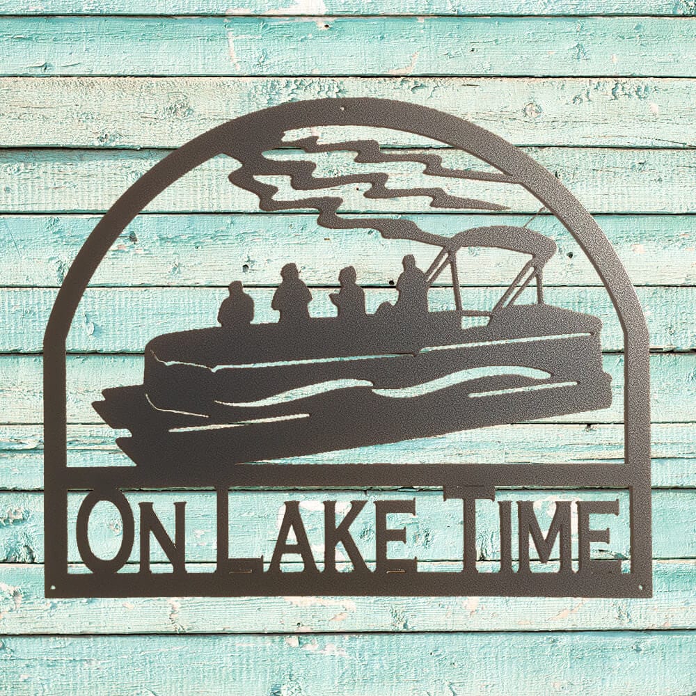 Lake Forecast Metal Sign  Funny Bar Sign Boating Gift – Dyenamic Art Inc