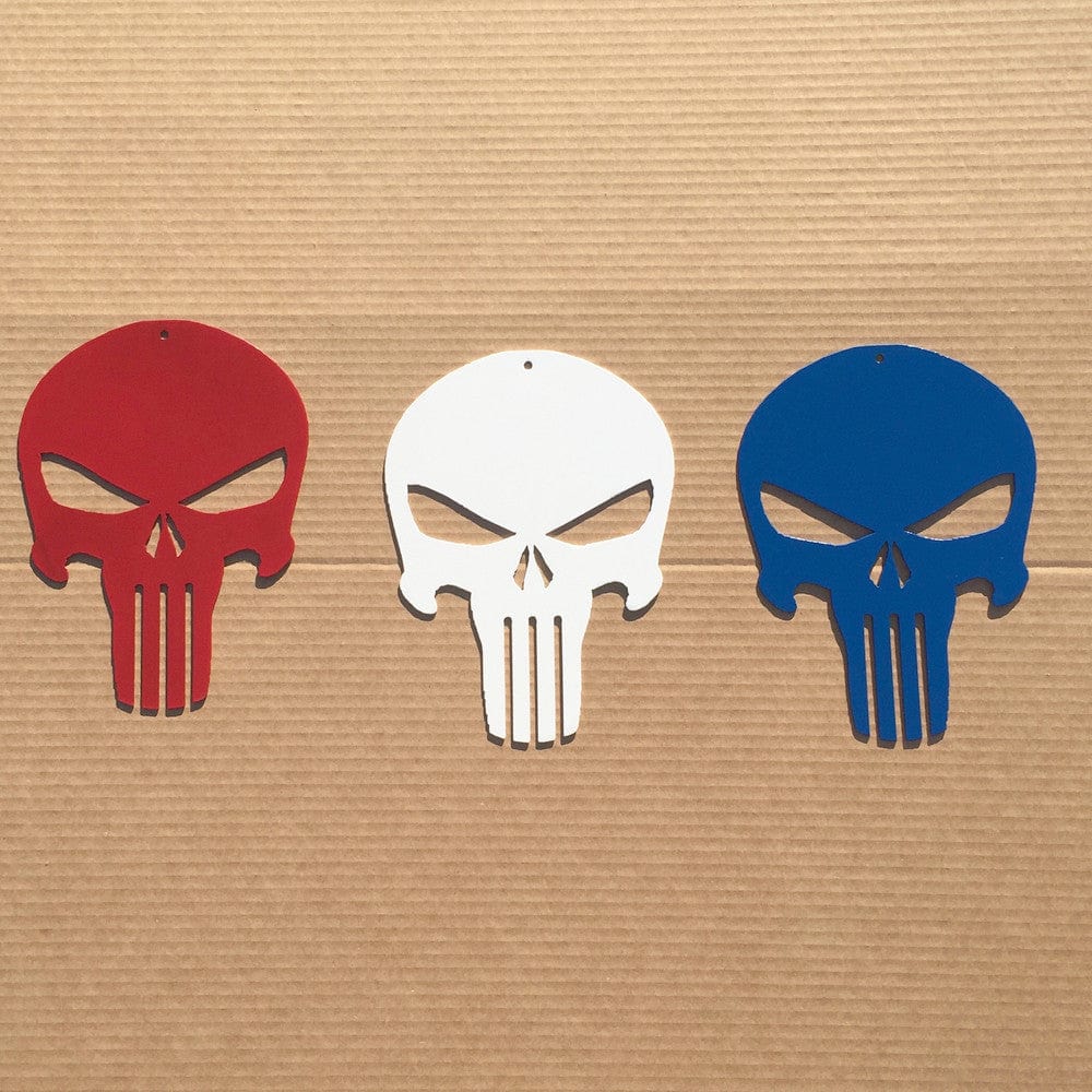 Rusty Rooster Fabrication & Design Punisher Skull Wall Art (P)