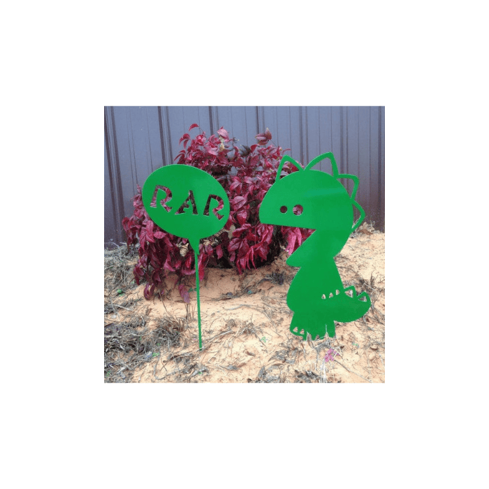 Rusty Rooster Fabrication & Design RAR Metal Garden Stake (Q6)