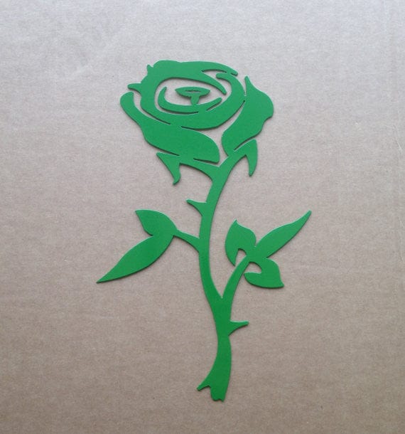 Rusty Rooster Fabrication & Design Rose Garden stake (R13)