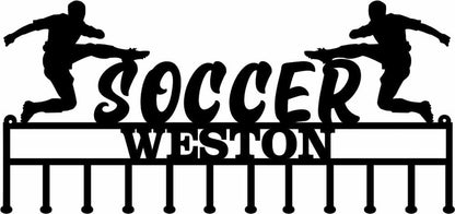 Rusty Rooster Fabrication & Design Soccer Player Medal Holder (Y45)