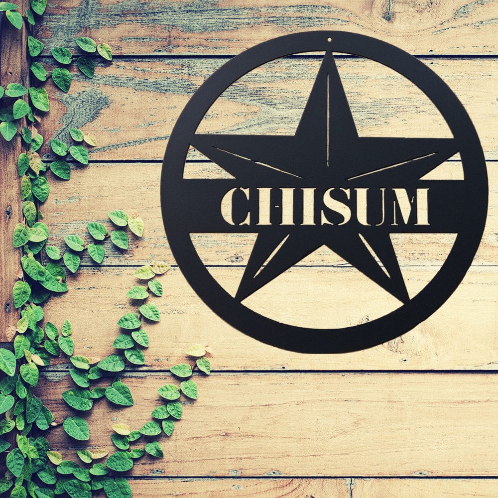 Rusty Rooster Fabrication & Design Star Monogram (D46)