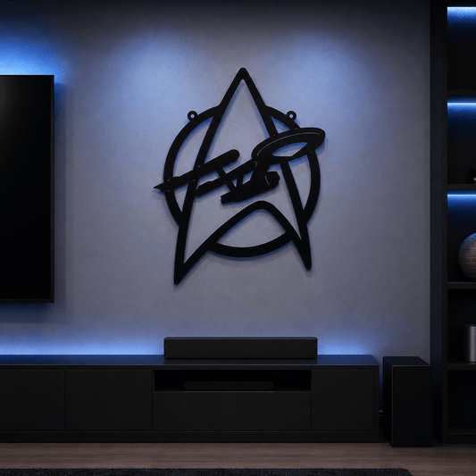 Rusty Rooster Fabrication & Design Star Trek Metal Wall Art (T18)