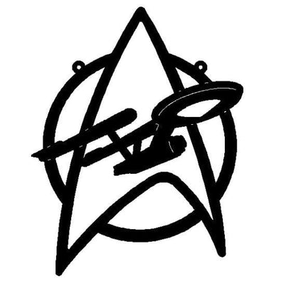 Rusty Rooster Fabrication & Design Star Trek Wall Art (T18)