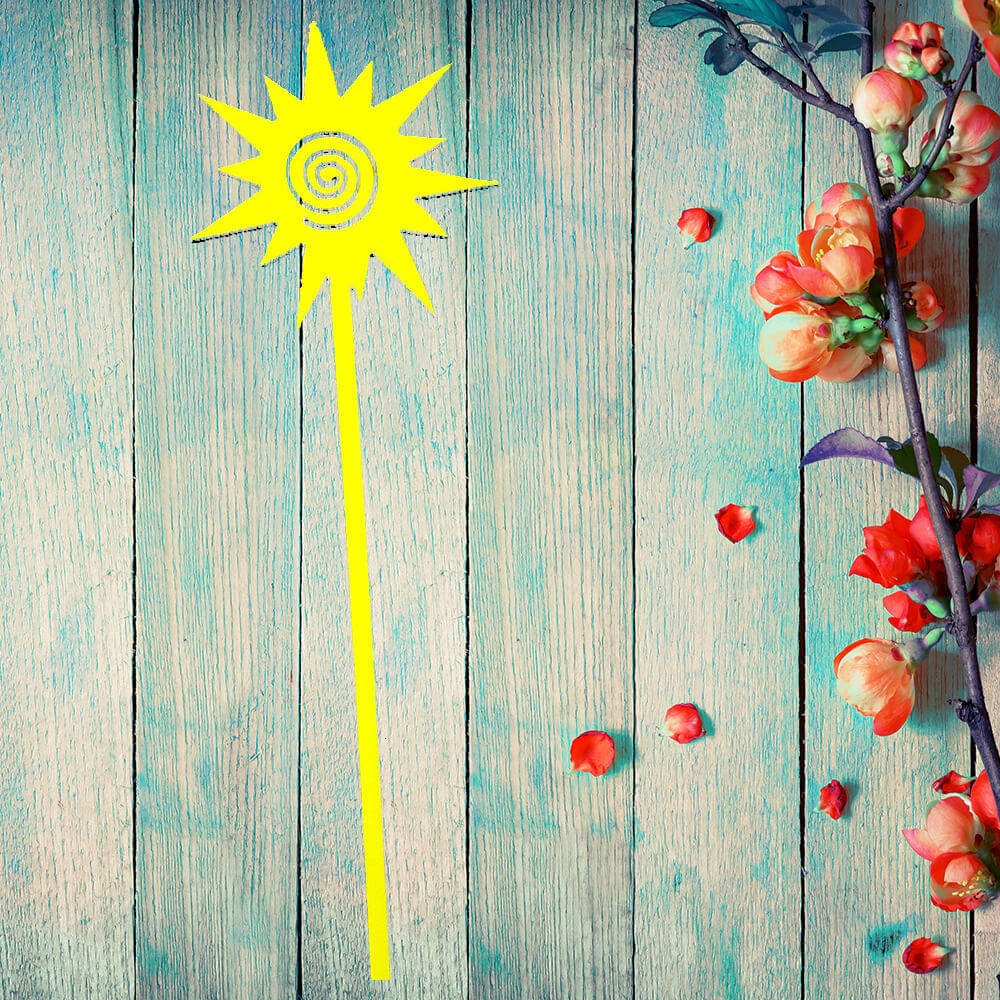 Rusty Rooster Fabrication & Design Sun Swirl Garden Stake (B8)