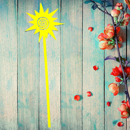 Rusty Rooster Fabrication & Design Sun Swirl Garden Stake (B8)