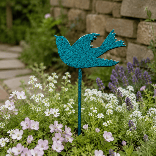 Rusty Rooster Fabrication & Design Swallow Bird Metal Garden Stake (G0)